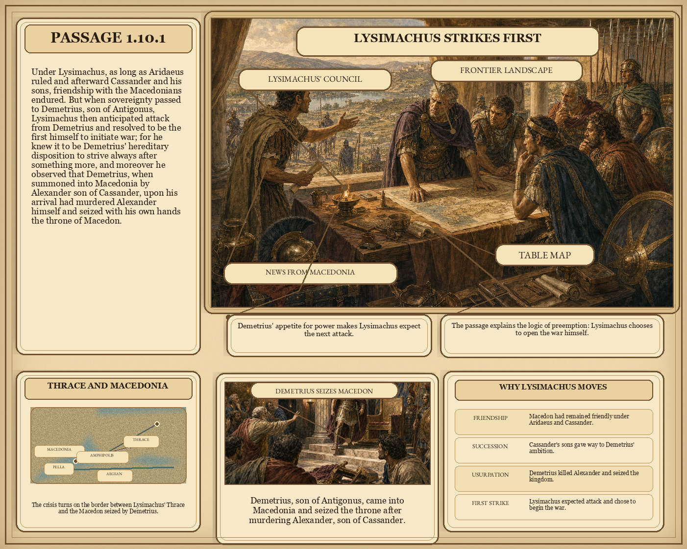 Illustrated page for Pausanias 1.10.1