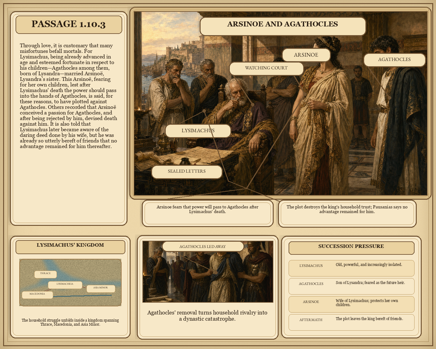 Illustrated page for Pausanias 1.10.3