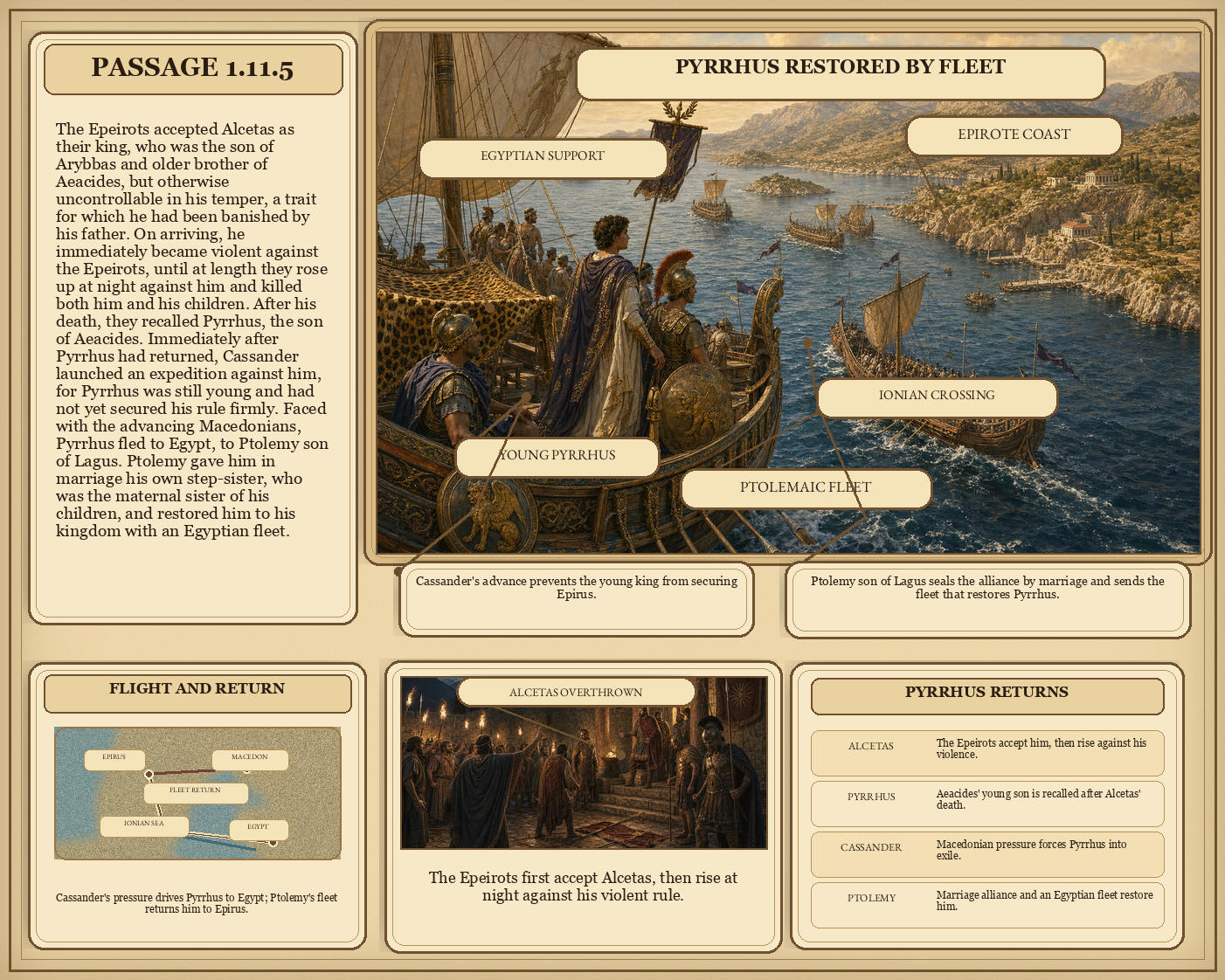Illustrated page for Pausanias 1.11.5