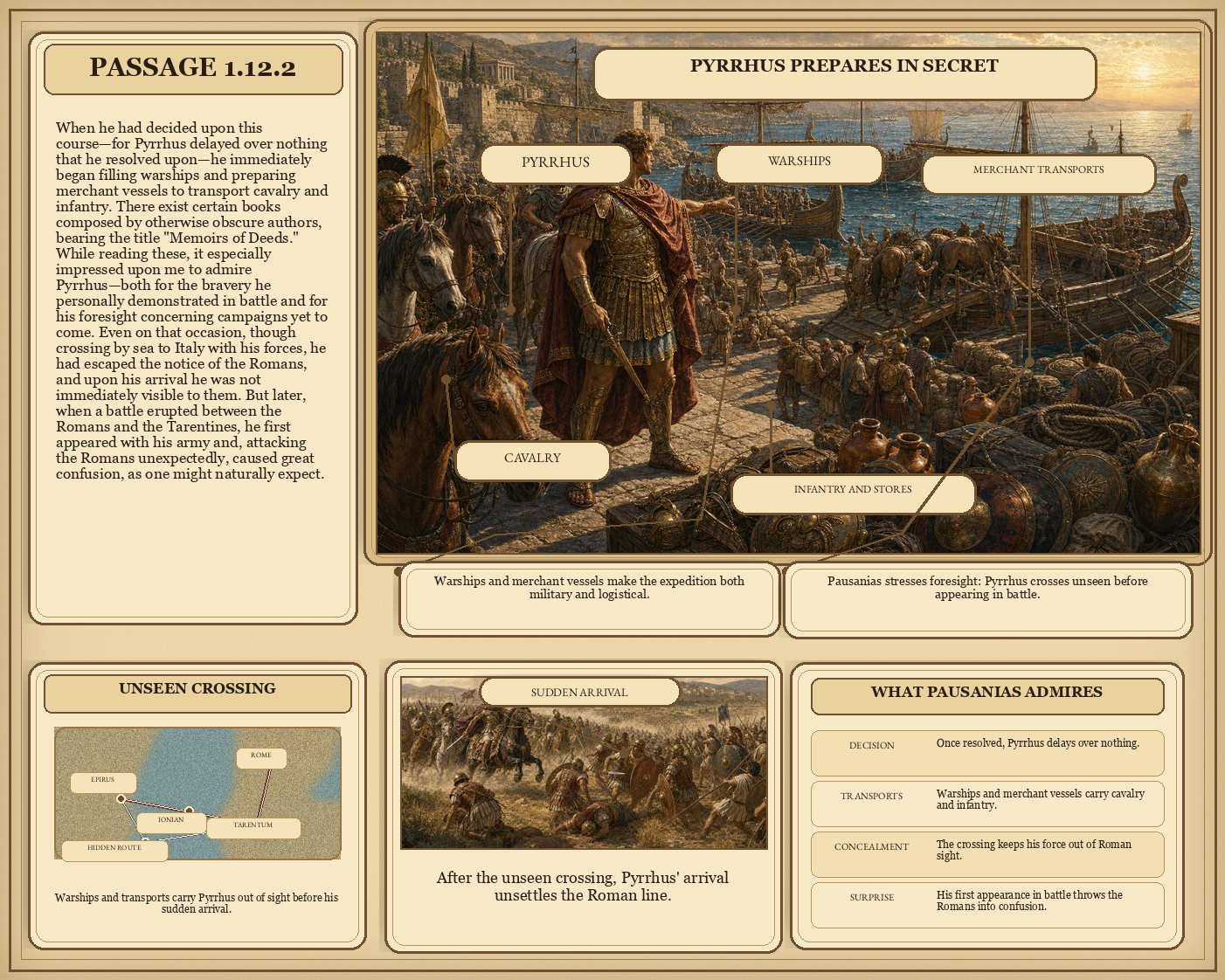 Illustrated page for Pausanias 1.12.2