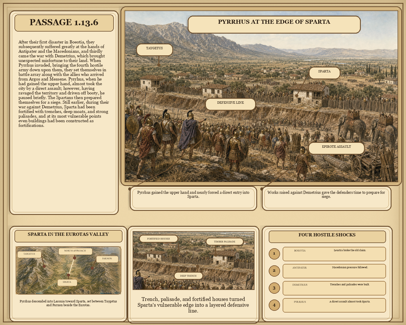 Illustrated page for Pausanias 1.13.6