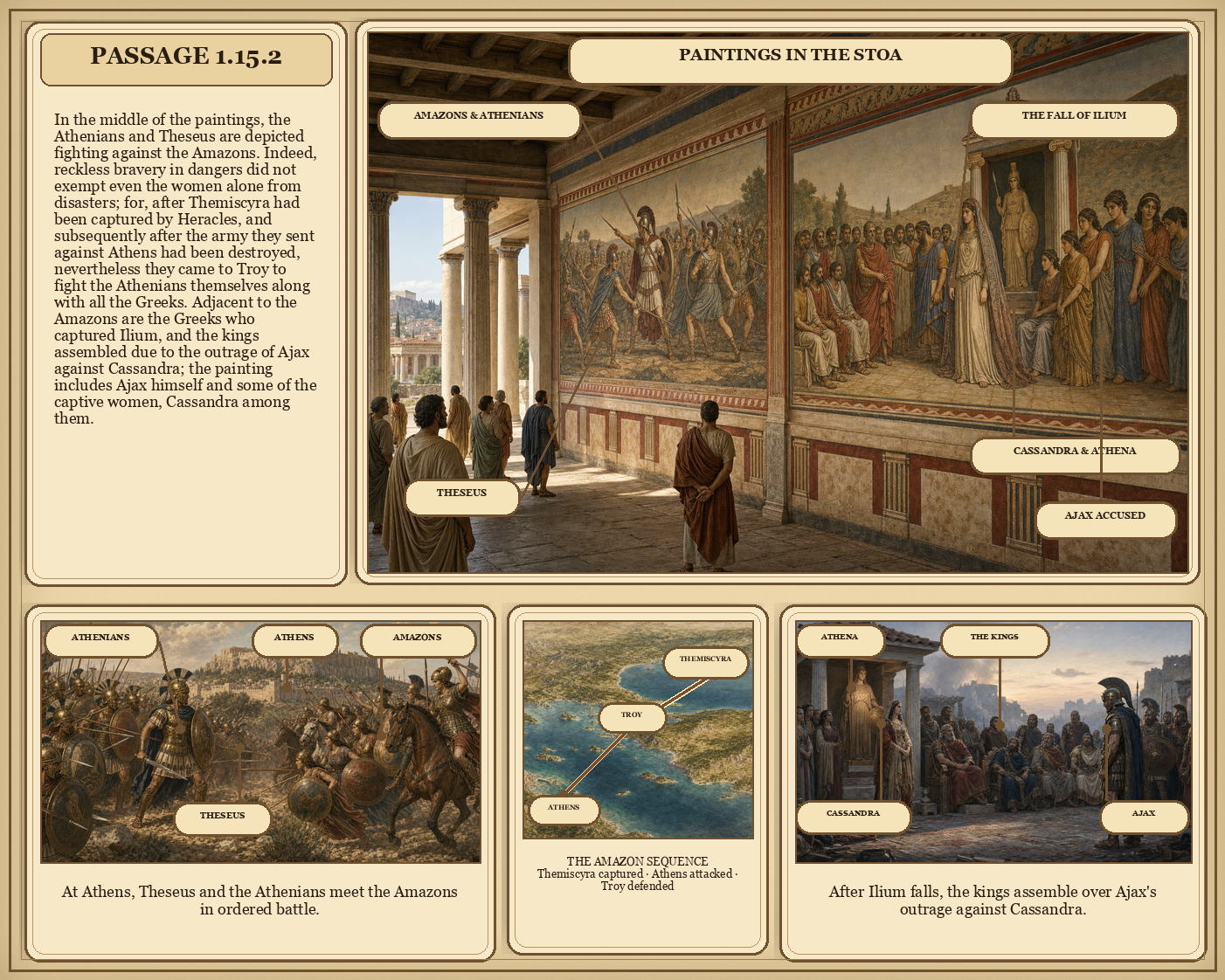 Illustrated page for Pausanias 1.15.2