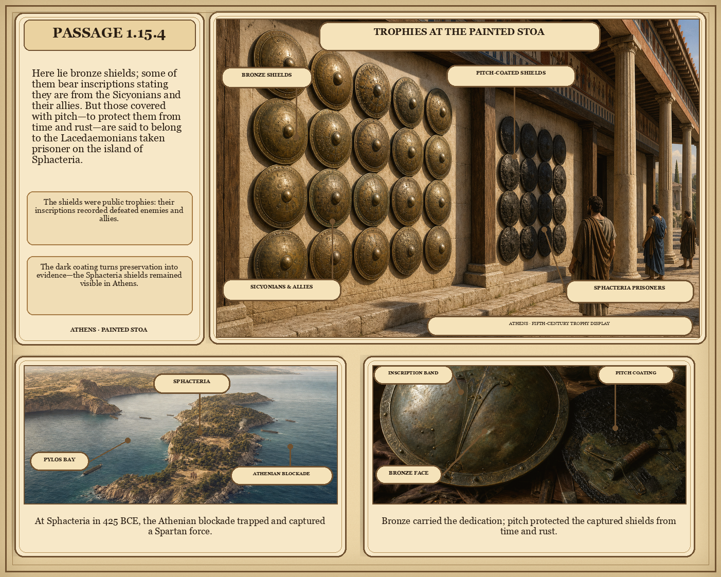 Illustrated page for Pausanias 1.15.4