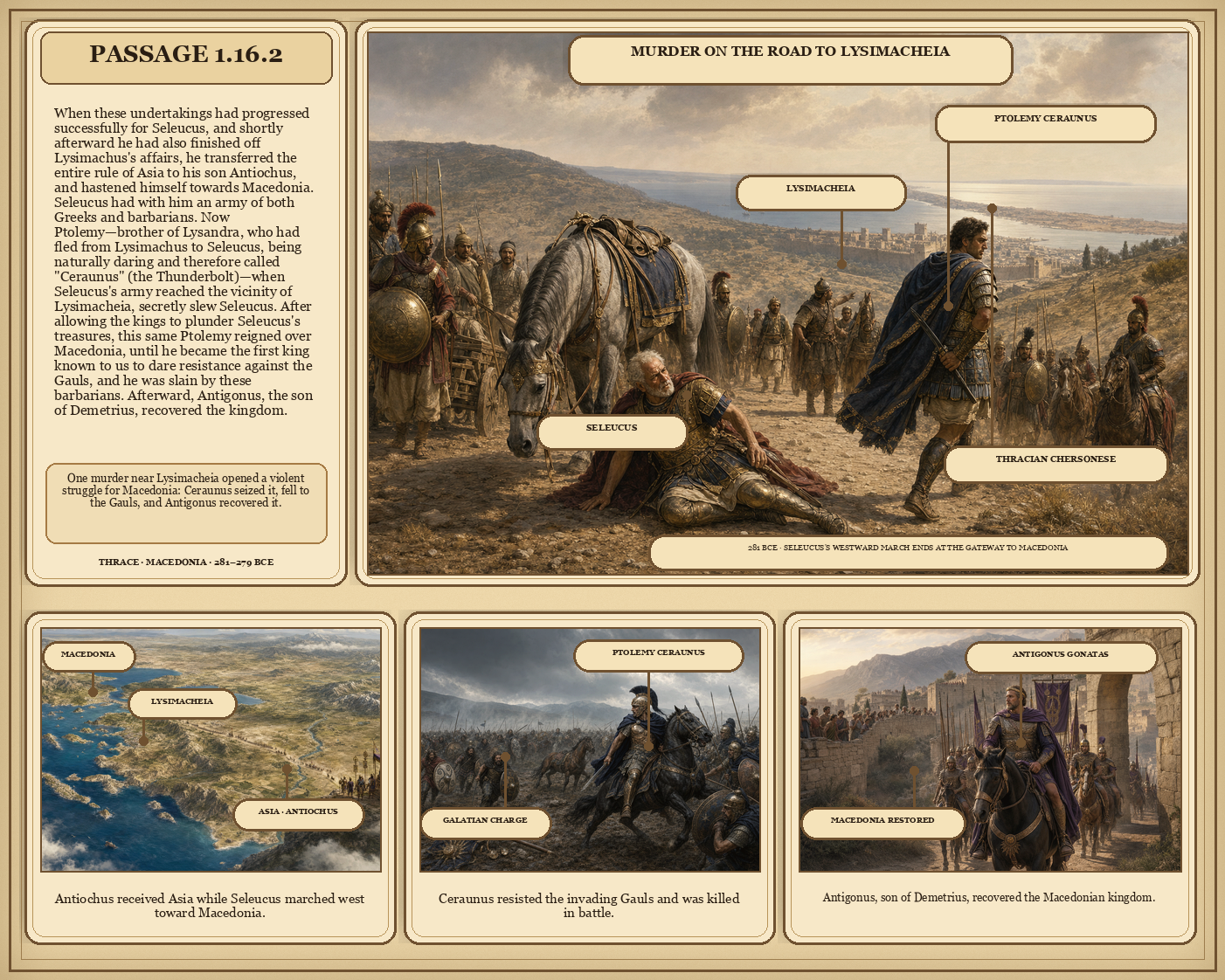 Illustrated page for Pausanias 1.16.2