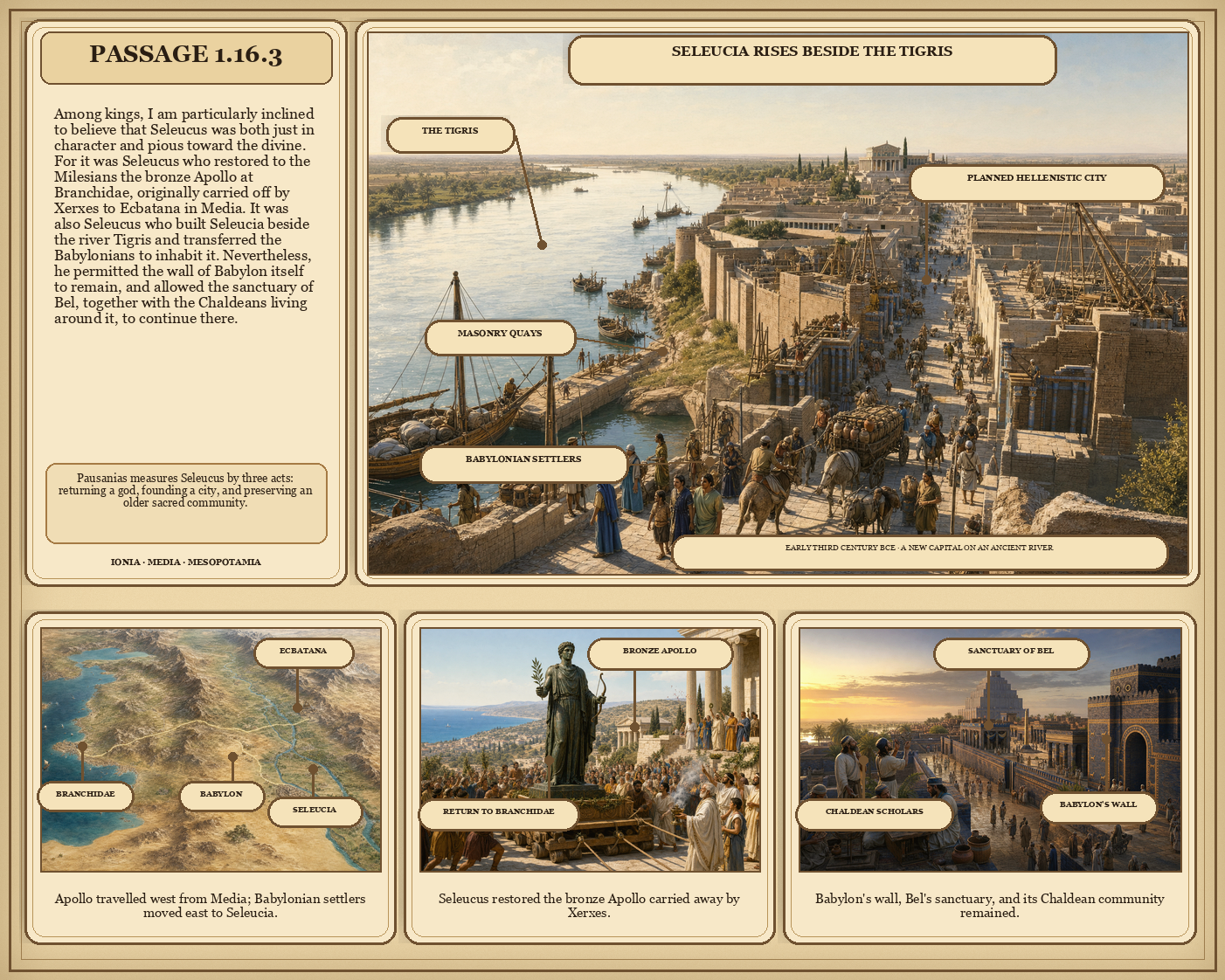Illustrated page for Pausanias 1.16.3