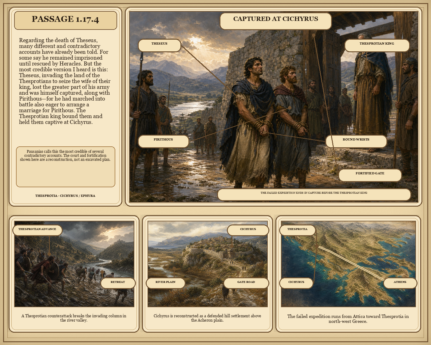 Illustrated page for Pausanias 1.17.4