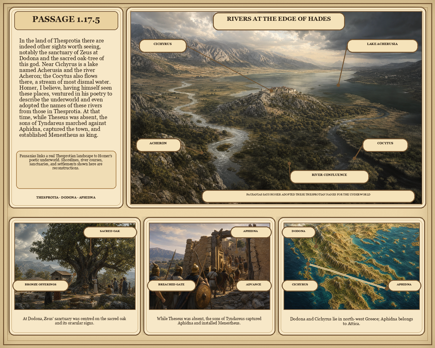 Illustrated page for Pausanias 1.17.5