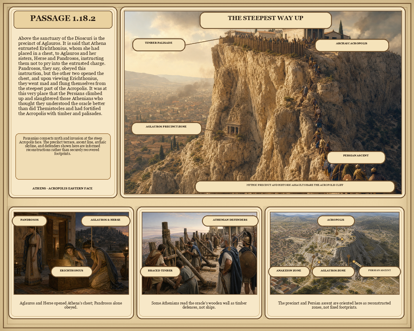Illustrated page for Pausanias 1.18.2