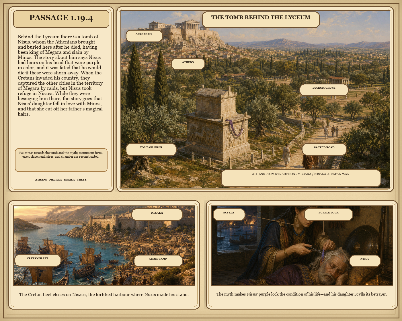 Illustrated page for Pausanias 1.19.4