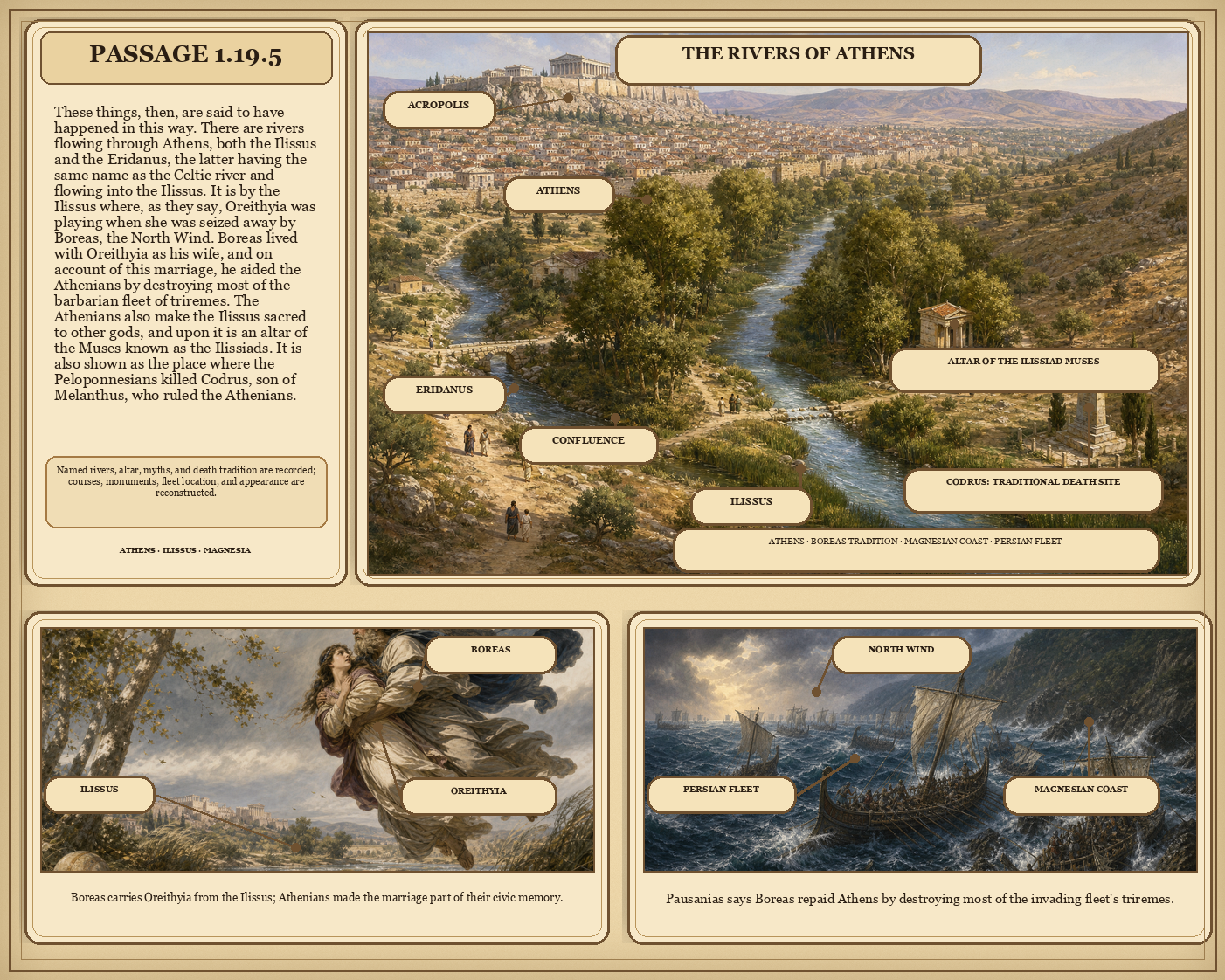 Illustrated page for Pausanias 1.19.5