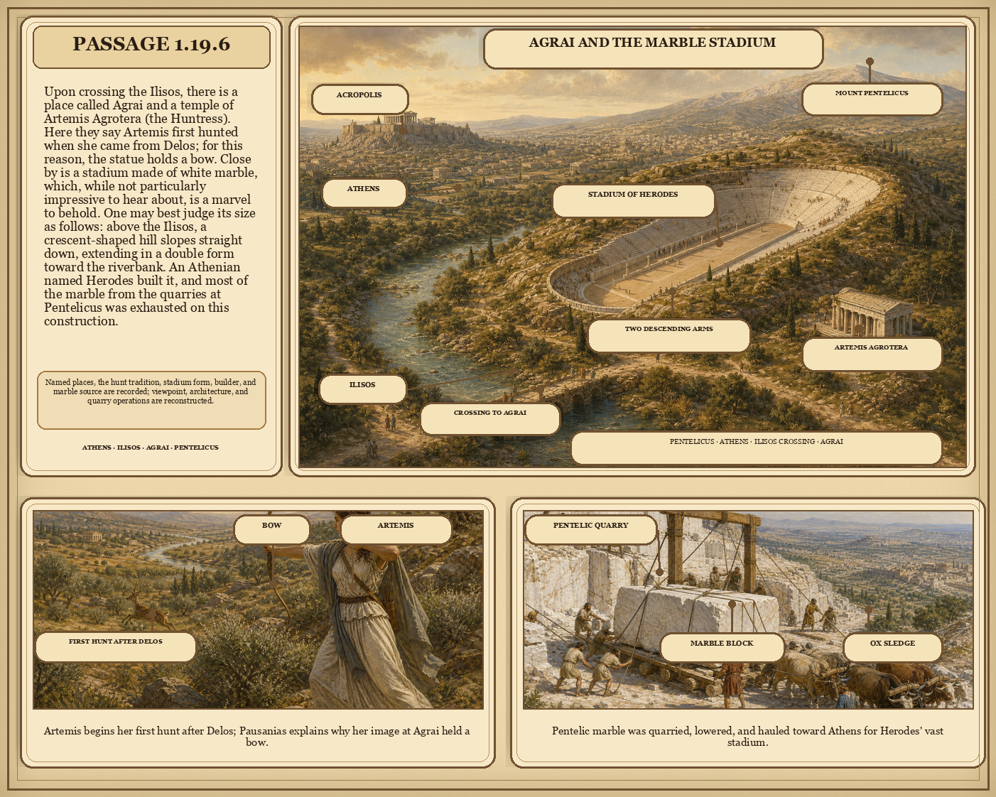 Illustrated page for Pausanias 1.19.6
