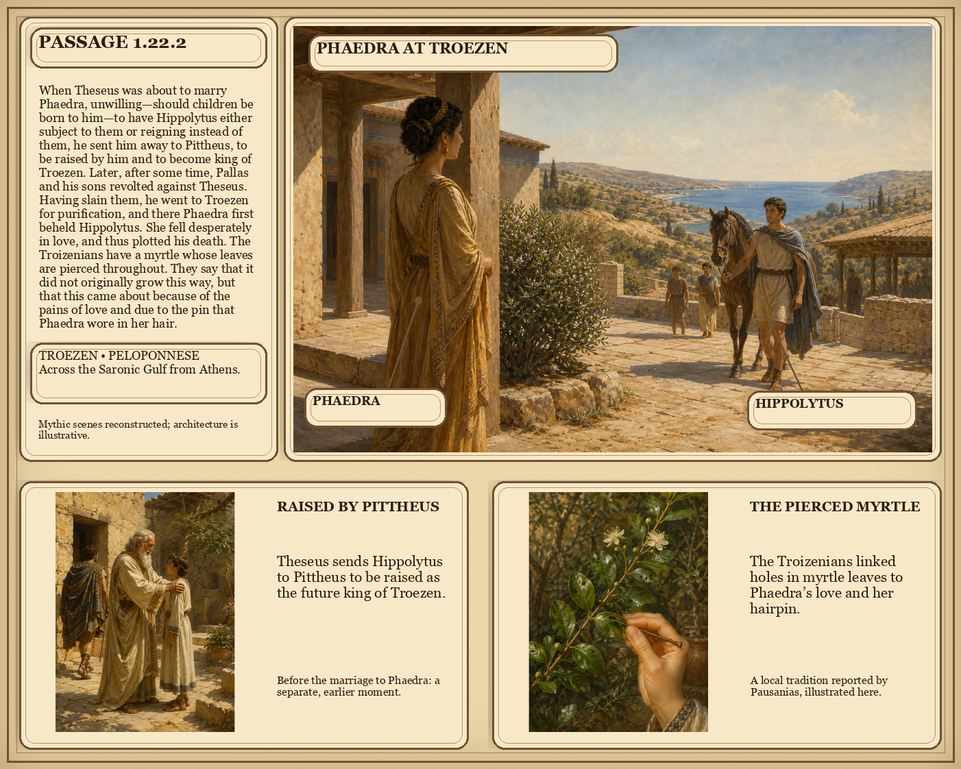 Illustrated page for Pausanias 1.22.2