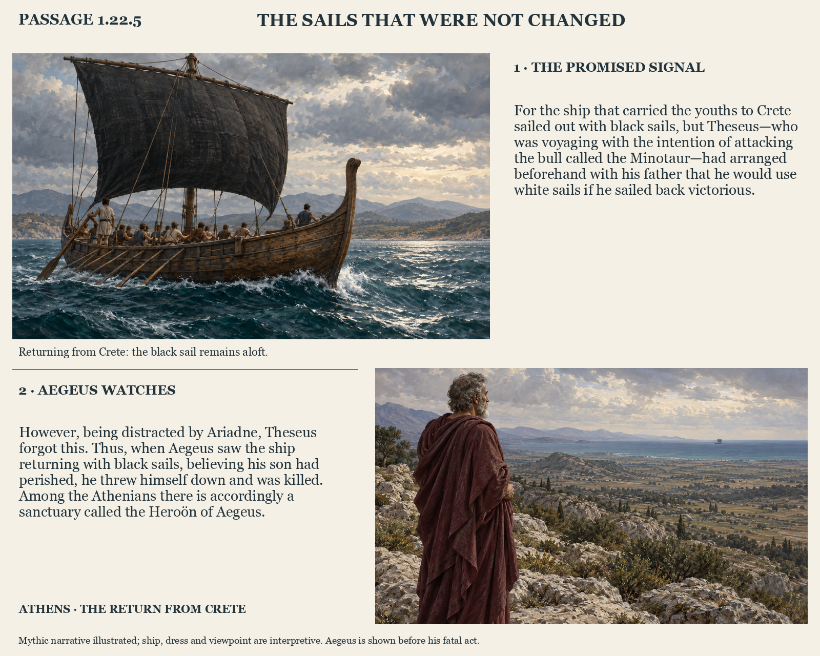 Illustrated page for Pausanias 1.22.5