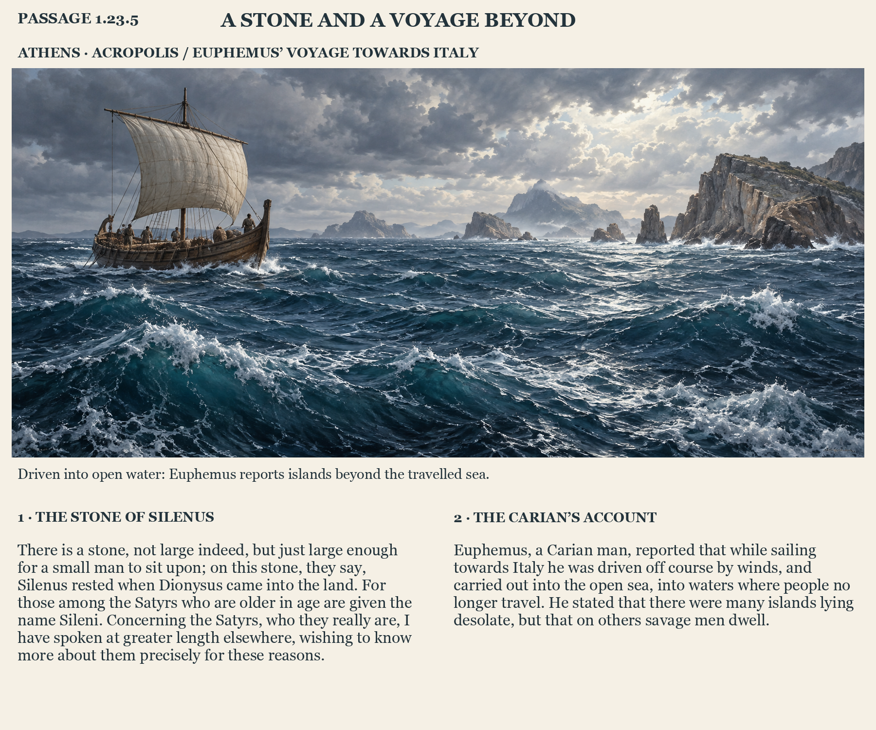 Illustrated page for Pausanias 1.23.5