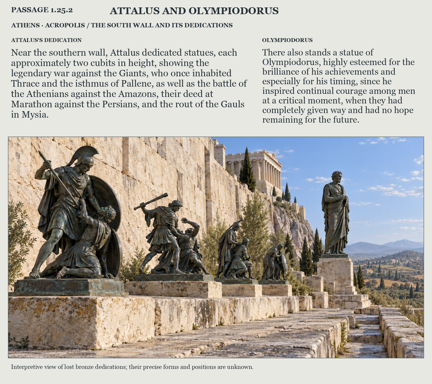 Illustrated page for Pausanias 1.25.2