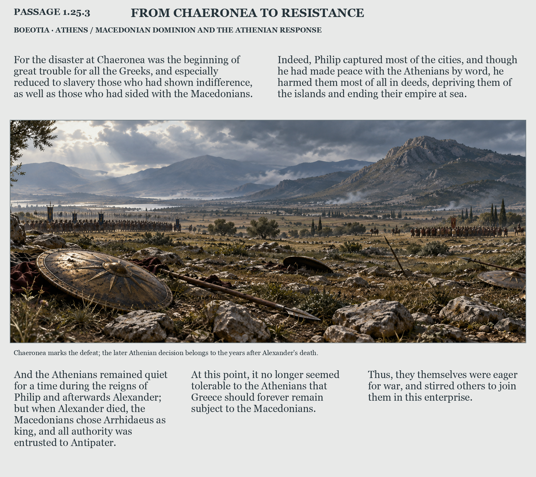 Illustrated page for Pausanias 1.25.3