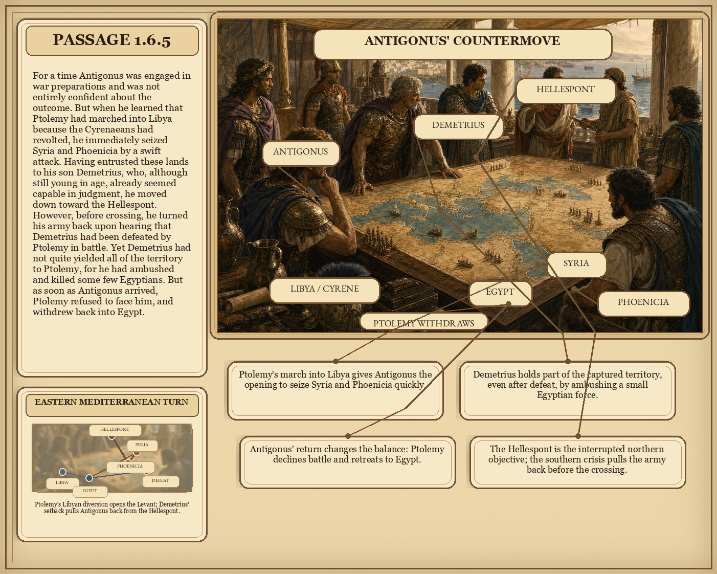 Illustrated page for Pausanias 1.6.5