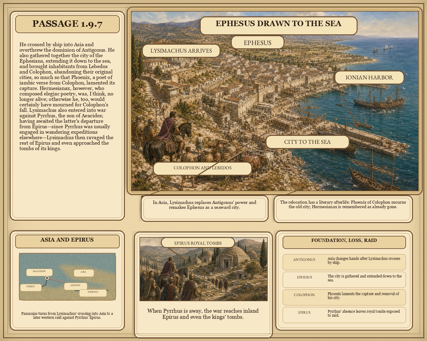 Illustrated page for Pausanias 1.9.7